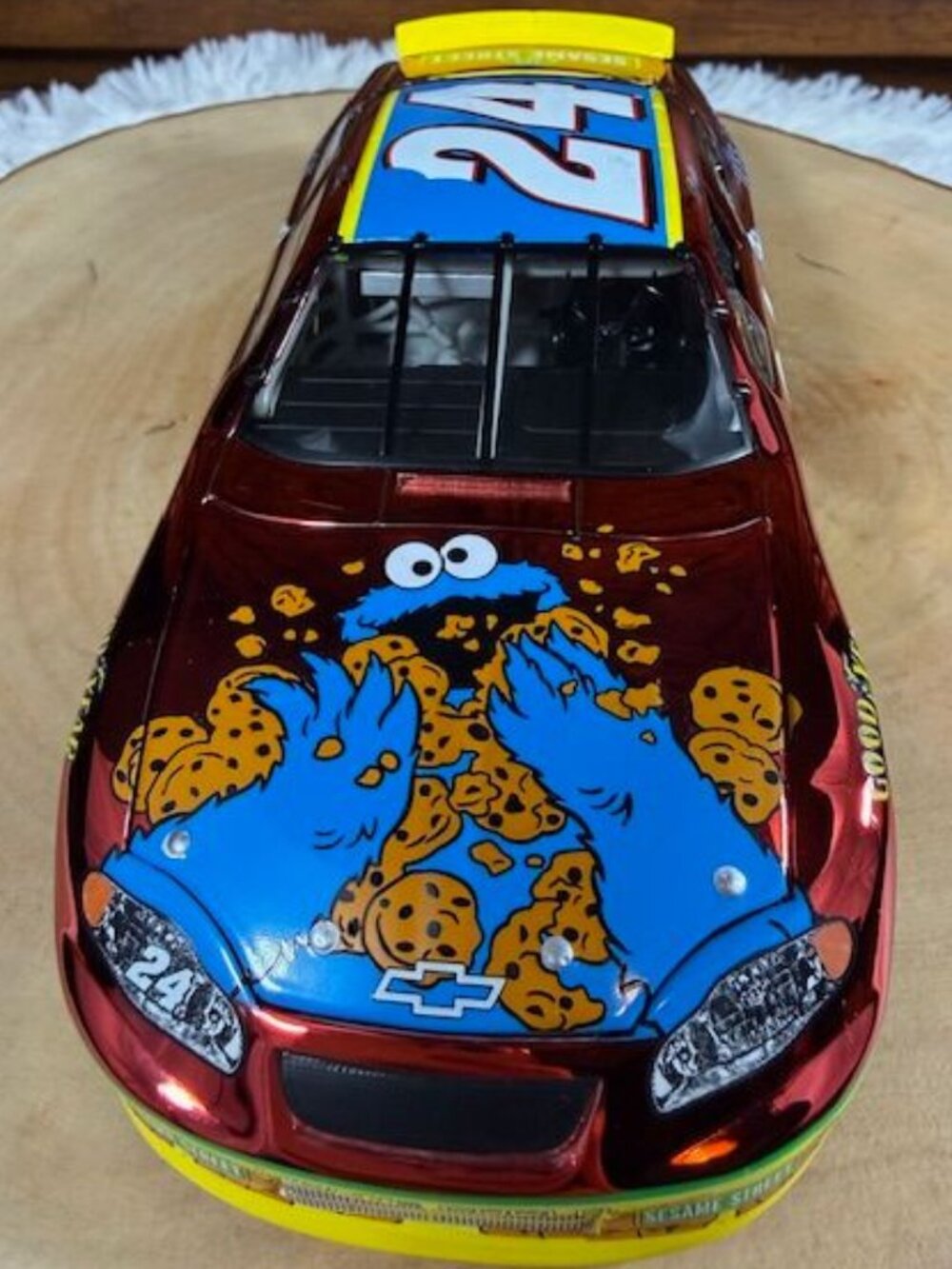 Vintage Jeff Gordon #24 Foundation Sesame Street II 2003 Monte Carlo 1:24 Car - Picture 11 of 16